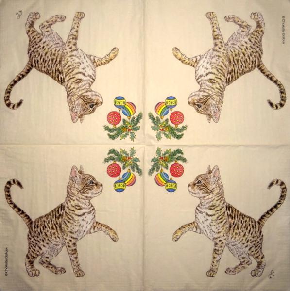 KAT-966 Katzen - 3-lagig - ppd - Charlotte Galloux